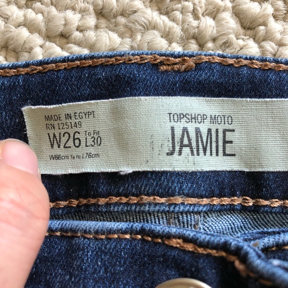 Top shop Jamie skinny jeans. - Picture 3 of 3